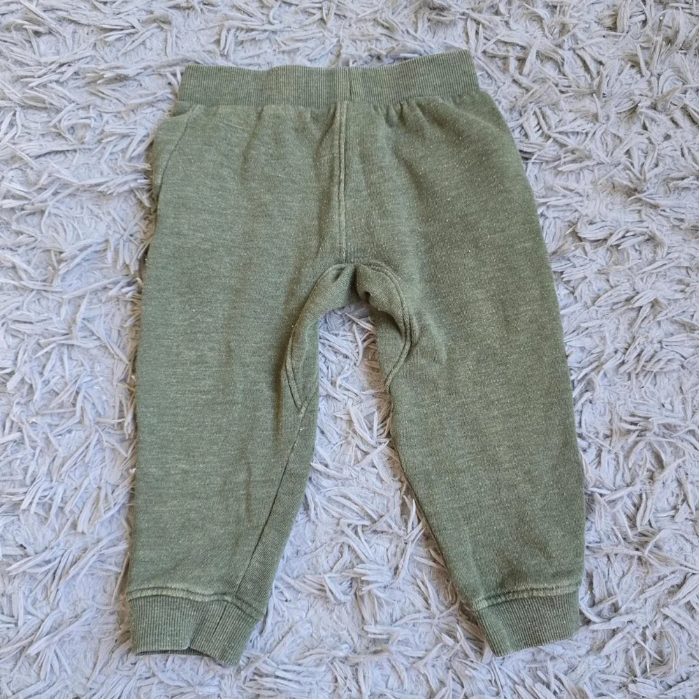 Olive Green Hoodie and Pants Set